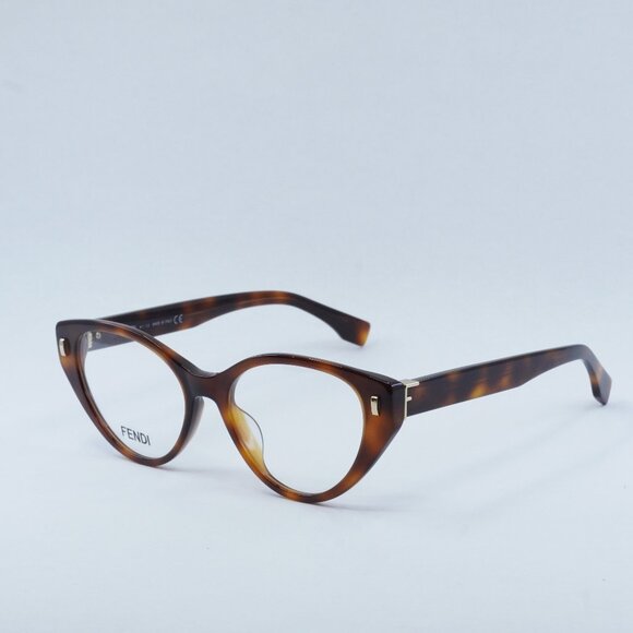 🕶️ New Fendi FE50020I 053 Eyeglasses - Classic Havana Frame - Picture 1 of 9